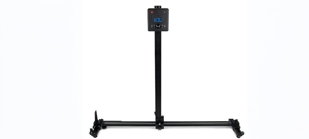 Complete LLMG gauge assembly mounted on its rail trolley frame